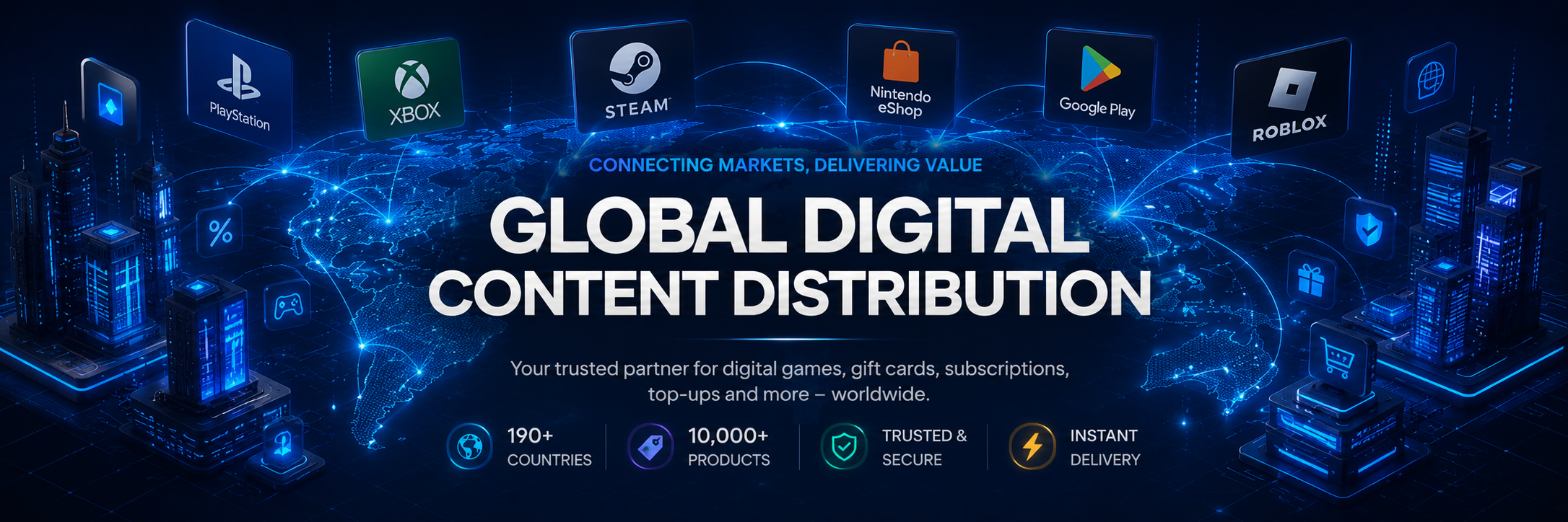 Global Digital Content Distribution: Connecting Digital Products with Markets Worldwide